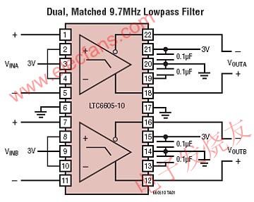 全差分放大器LTC6605,第2张