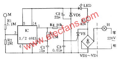 触摸式延时开关制作附PCB原图,第2张