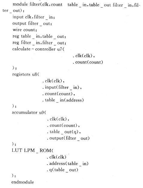 基于VerilogHDL的小波滤波器的设计与实现,第11张