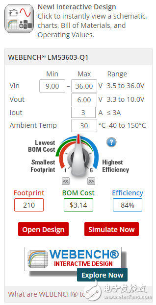 具有比较特性的全新 WEBENCH 交互式产品文件夹,具有比较特性的全新 WEBENCH 交互式产品文件夹,第2张