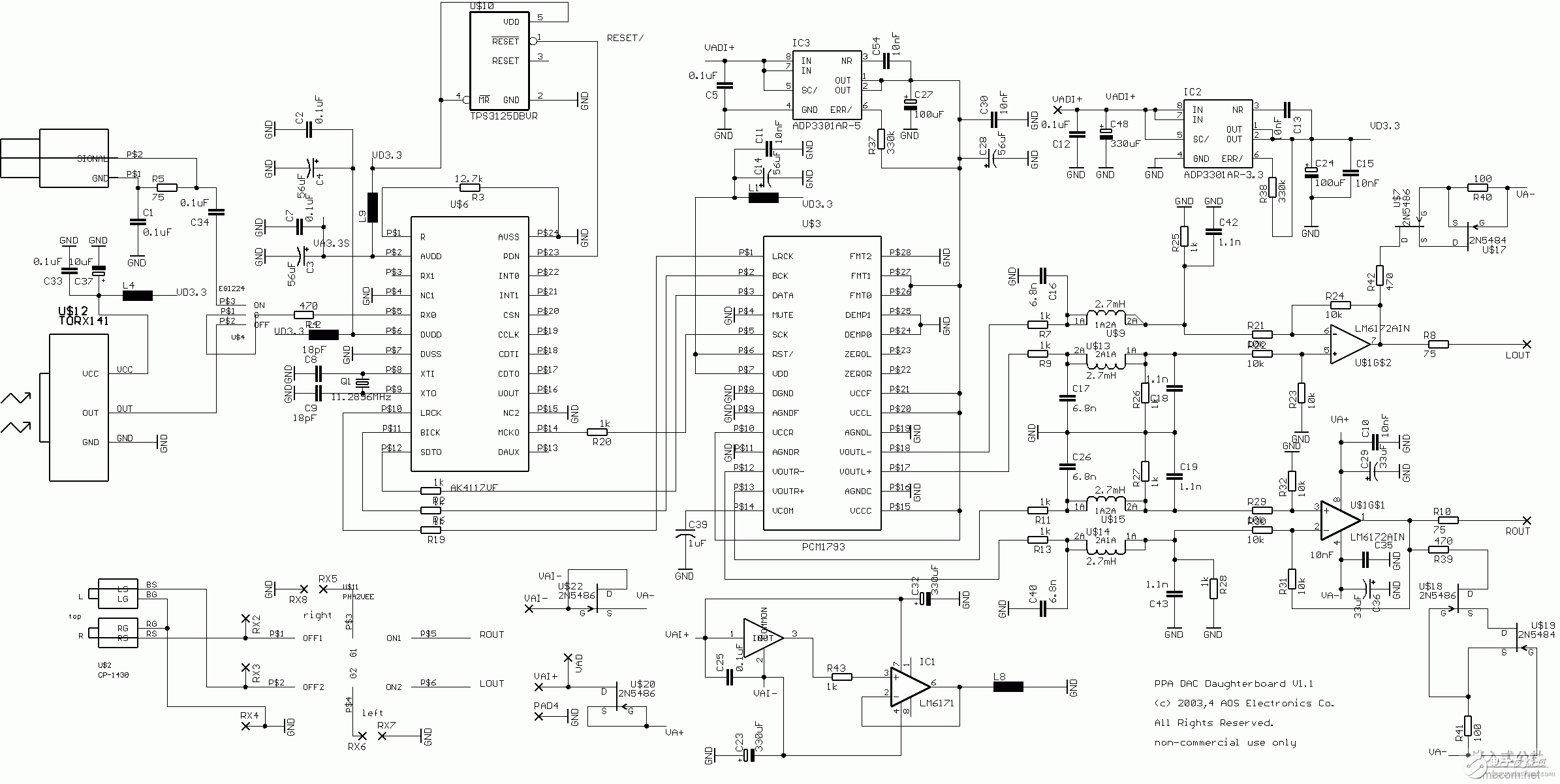 经典胆机线路图集PCM1793,经典胆机线路图集PCM1793.gif,第2张