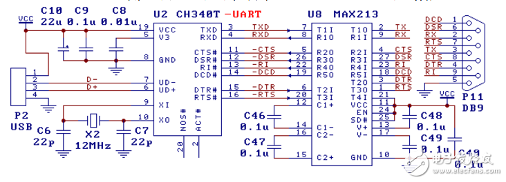 usb转ttl电路图大全（RS232串口CH340TPL2303）,usb转ttl电路图大全（RS232/串口/CH340T/PL2303）,第6张