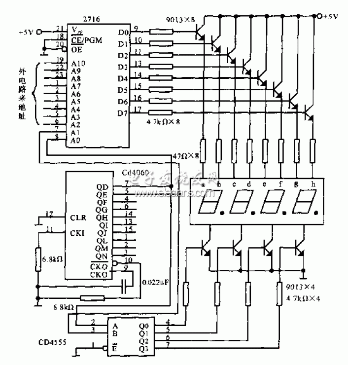 多用途EPROM数显器原理图,多用途EPROM数显器原理图,第3张