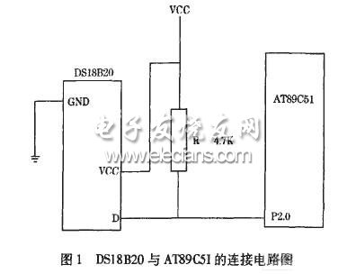 大棚智能测控系统中AT89C51的应用,DSl8820与AT89C51的接口电路图,第2张