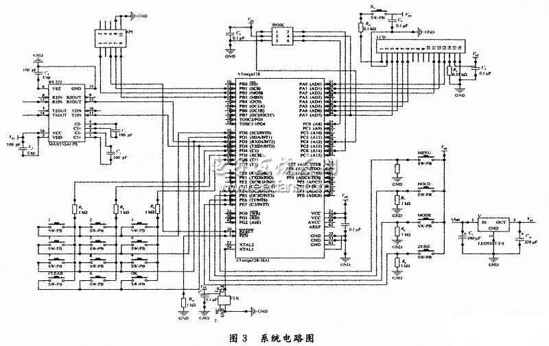 嵌入式激光显示手持式测量仪方案,嵌入式激光显示手持式测量仪电路图,第5张