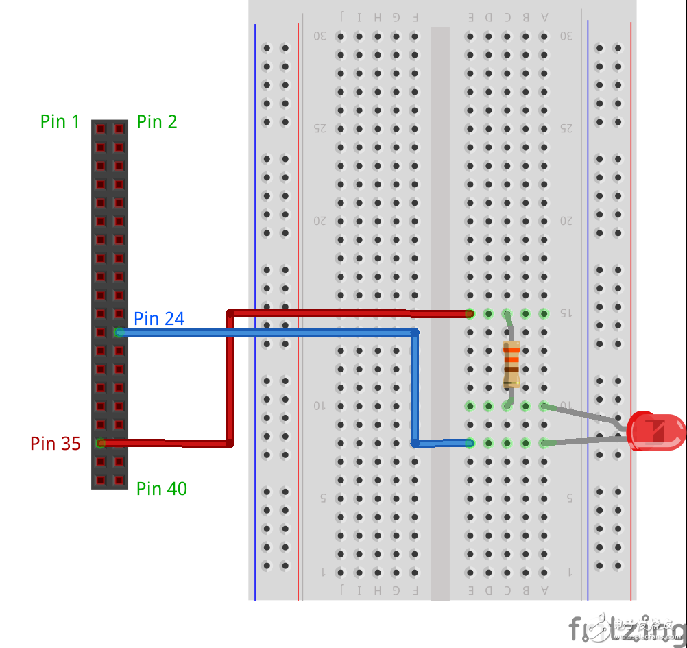 DragonBoard 410c+MS 10 IoT物联网开发入门,面包板,第4张