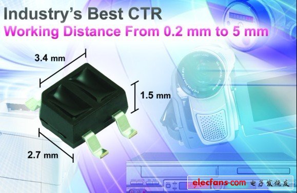 Vishay推出新款高性能、小尺寸反射光传感器 TCNT2000,小尺寸反射光传感器 TCNT2000,第2张