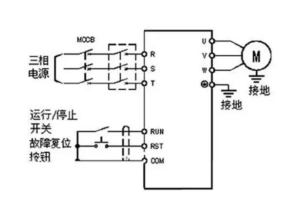 变频器启停的接线方法,第3张