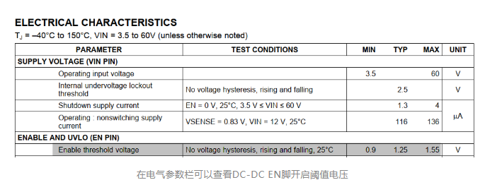 DCDC和LDO电源芯片的使能管脚EN的使用说明,第4张