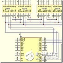 AT89S52单片机对LED点阵显示屏的控制设计,AT89S52单片机对LED点阵显示屏的控制设计,第3张