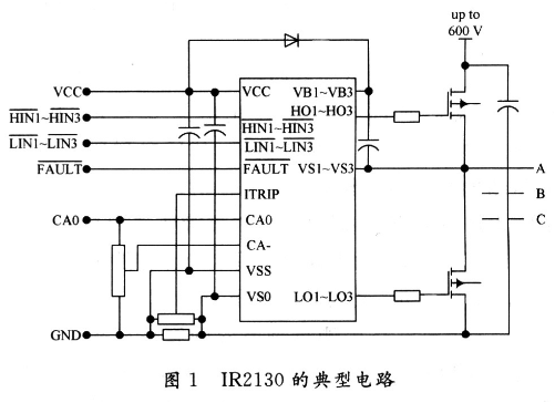 基于IR2130驱动芯片的无刷直流电机功率驱动电路设计,基于IR2130驱动芯片的无刷直流电机功率驱动电路设计,第2张