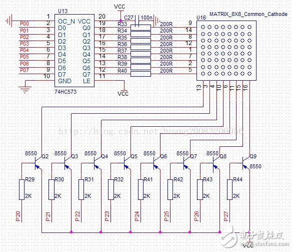 51单片机实现LED点阵屏动态扫描显示的设计,51单片机实现LED点阵屏动态扫描显示的设计,第3张