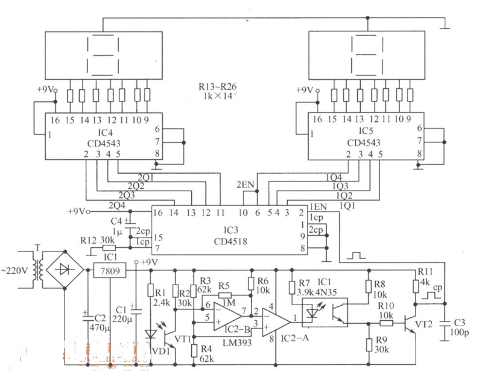 电子计数器电路图_电子计数器接线方法,电子计数器电路图,第2张