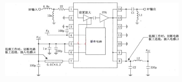 采用中功率线性放大器RF2103P构成射频放大器的电路原理分析,采用中功率线性放大器RF2103P构成射频放大器的电路原理分析,第4张