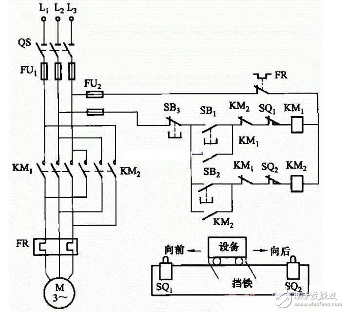 行程开关控制电路图,第2张