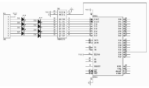 基于STC89C52RC单片机点亮八个发光二极管的设计,基于STC89C52RC单片机点亮八个发光二极管的设计,第2张