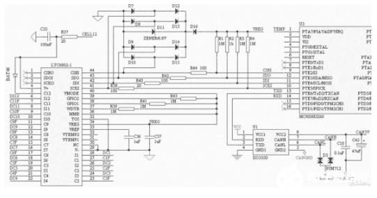 LTC6802与MCU连接器的电路设计解析,LTC6802与MCU连接器的电路设计解析,第3张