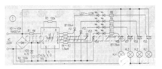 基于SH803制作的大功率彩灯程控器,第2张