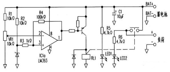 铅酸电池充放电保护电路图,第2张