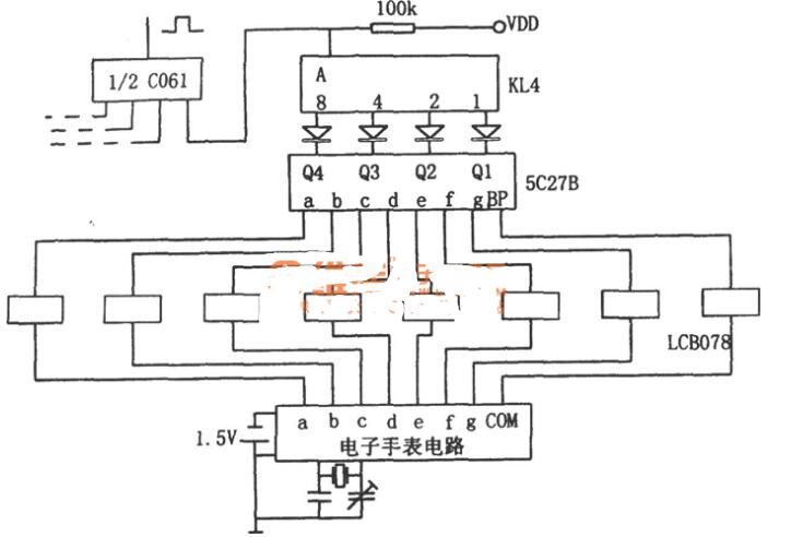 家用时间控制器电路图_CD4060制作的时间控制器电路图,第2张