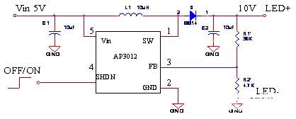 AP3012的性能参数和基本应用电路分析,第4张