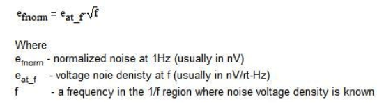 运算放大器的噪声模型与频谱密度曲线,第14张