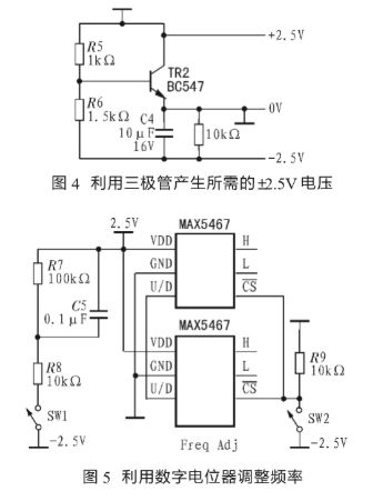 采用MAX5467 10 kΩ数字电位器实现文氏桥振荡器电路的设计,第8张