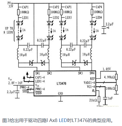 4通道DC-DC转换器LX3476的功能特点和典型应用分析,第3张