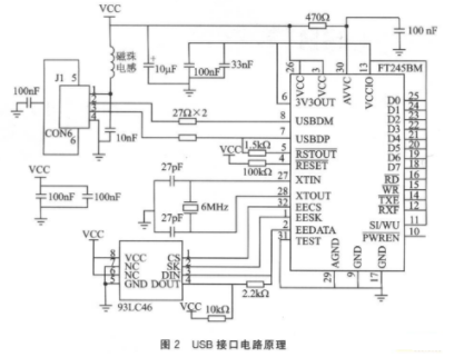 基于FPGA器件Cy-ckone实现USB下载接口电路的设计,第3张