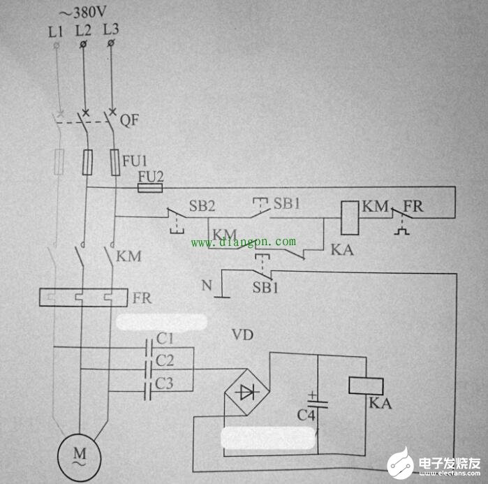 一种既可以补偿相位又可以作断相保护的电路,第2张