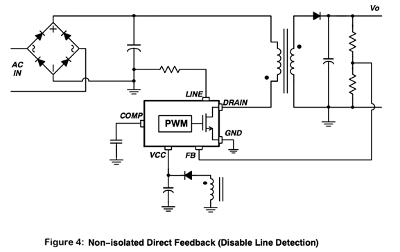 实现高击穿电压和低待机电流离线辅助PSU电源装置,第5张