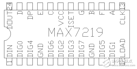 MAX7219驱动共阴极LED原理图及程序,MAX7219驱动共阴极LED原理图及程序,第2张