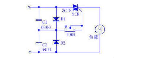 可控硅控制电路图解,12v单向可控硅触发电路图（可控硅控制电路的制作13例）,第4张
