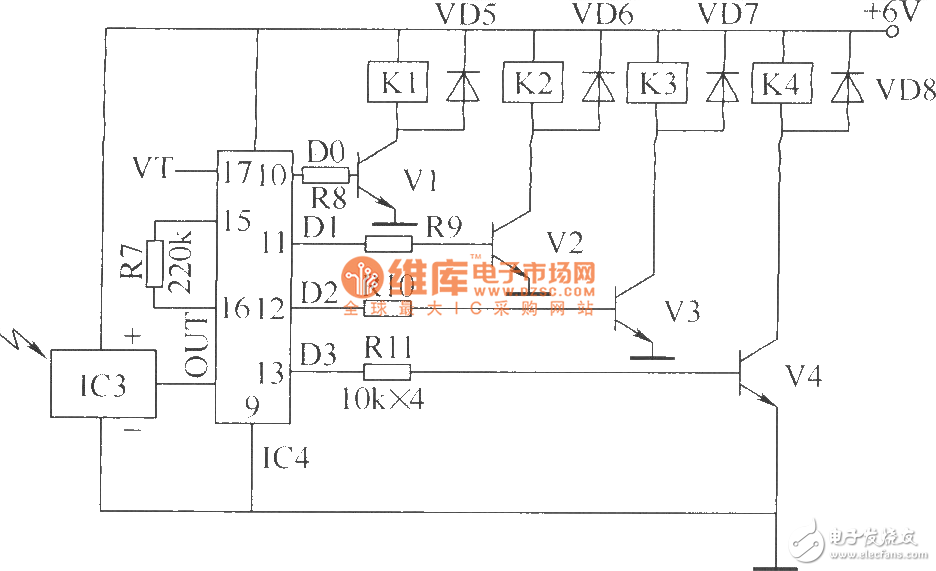 4路无线遥控开关电路制作,4路无线遥控开关电路制作,第3张