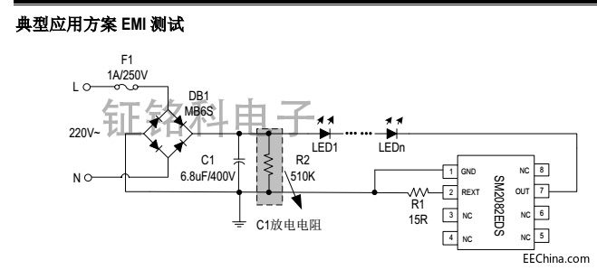 LED灯高压线性恒流驱动方案SM2082EDS技术支持设计特点,LED灯高压线性恒流驱动方案SM2082EDS技术支持设计特点,第2张