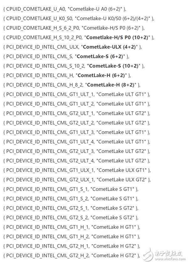 英特尔CometLake处理器曝光 移动版低功耗的U系列都要上6核,第2张