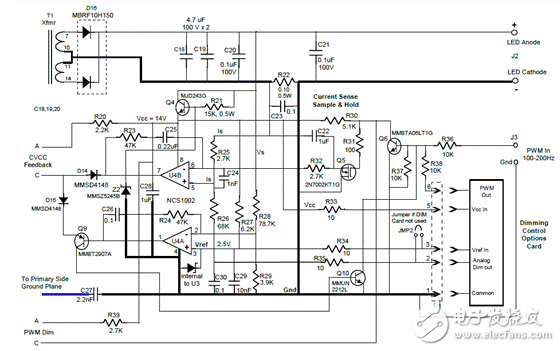 On Semi公司推出了LED驱动器评估板NCL30051电路解决方案,On Semi公司推出了LED驱动器评估板NCL30051电路解决方案,第6张