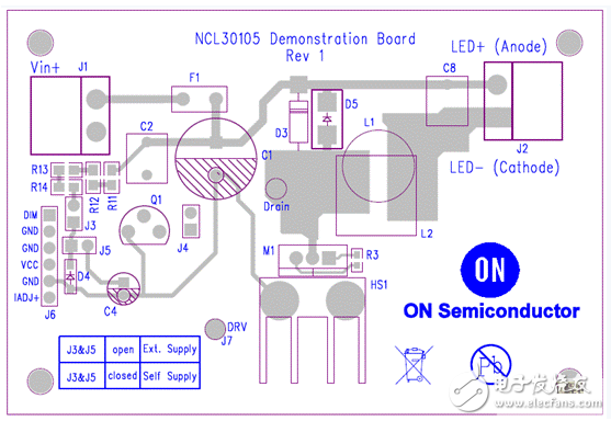 On Semi公司推出了LED驱动器评估板NCL30051电路解决方案,On Semi公司推出了LED驱动器评估板NCL30051电路解决方案,第8张