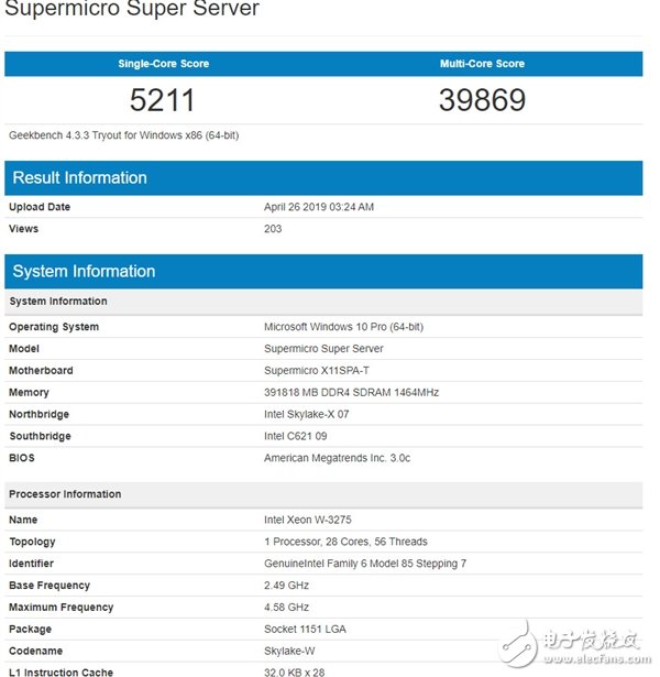 英特尔将推出XeonW-3275处理器 28核56线程功耗达205W,第2张