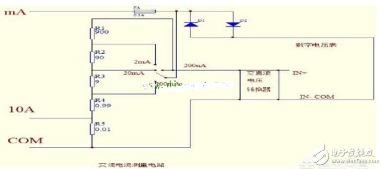 数字万用表测电流方法,数字万用表测电流方法,第4张