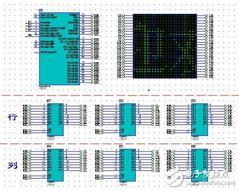 PIC16F877A单片机对24X24点点阵屏的驱动设计,PIC16F877A单片机对24X24点点阵屏的驱动设计,第3张