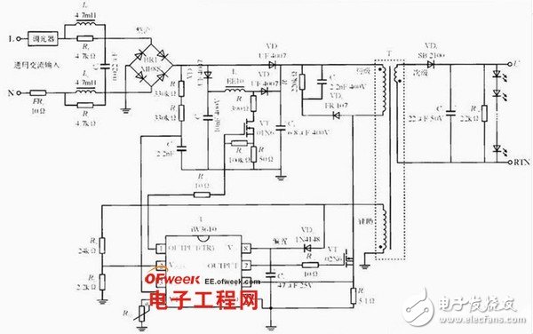 基于iW3610芯片的可调光LED驱动电源设计,基于iW3610芯片的可调光LED驱动电源设计,第4张