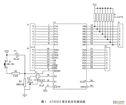 基于AT89S52单片机的温度和湿度检测系统设计,基于AT89S52单片机的温度和湿度检测系统设计,第2张