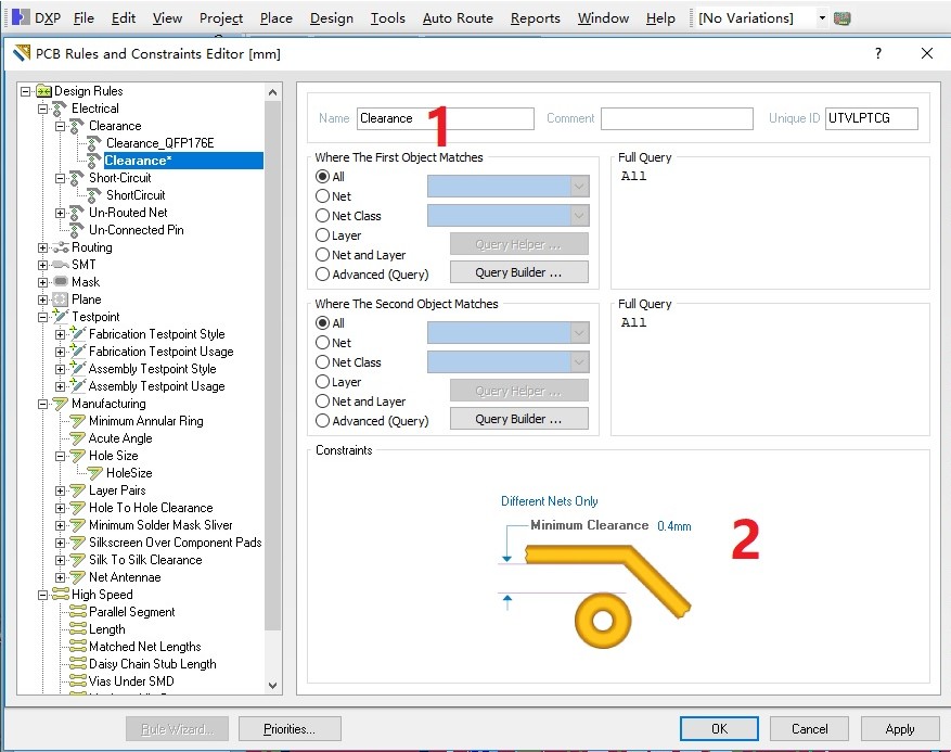 altium designer软件的Rules配置,altium designer软件的Rules配置,第3张