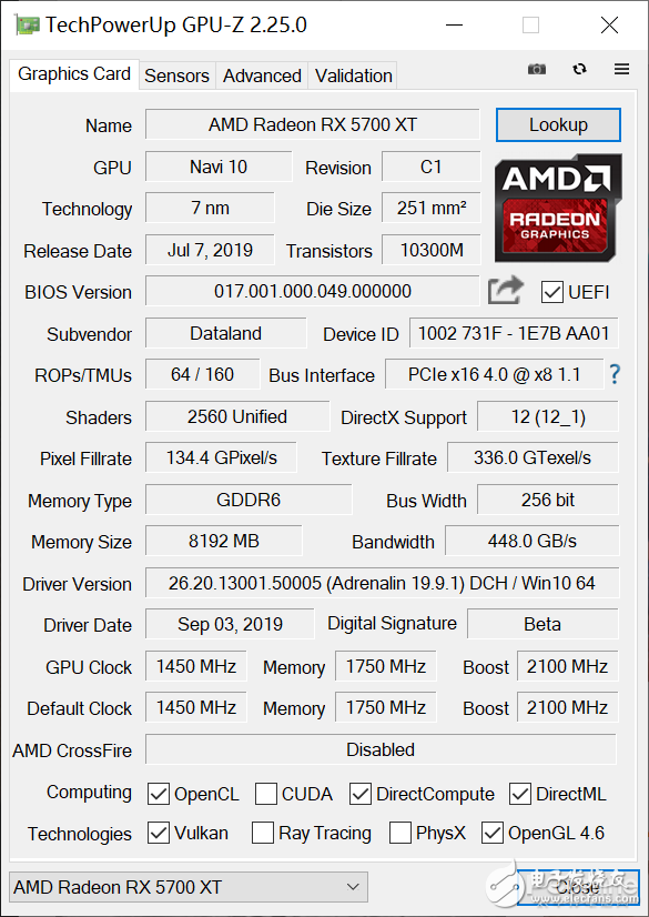 迪兰RX5700XT5700战将评测 依然走的是性价比路线,第3张