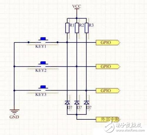 单片机系统按键硬件检测的几种方法介绍,单片机系统按键硬件检测的几种方法介绍,第6张