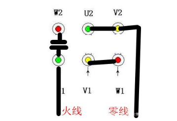 三相电机改为单相运行3种接线方法,第8张