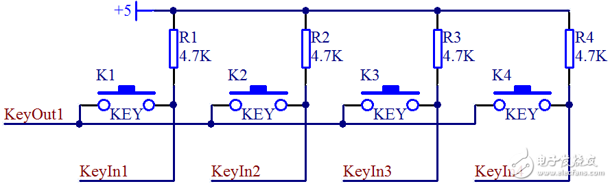 单片机独立式按键和矩阵式按键电路设计,单片机独立式按键和矩阵式按键电路设计,第5张