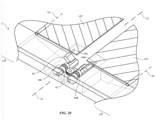 苹果折叠屏专利图曝光采用了与三星Galaxy Fold类似的内折叠设计,苹果折叠屏专利图曝光采用了与三星Galaxy Fold类似的内折叠设计,第2张