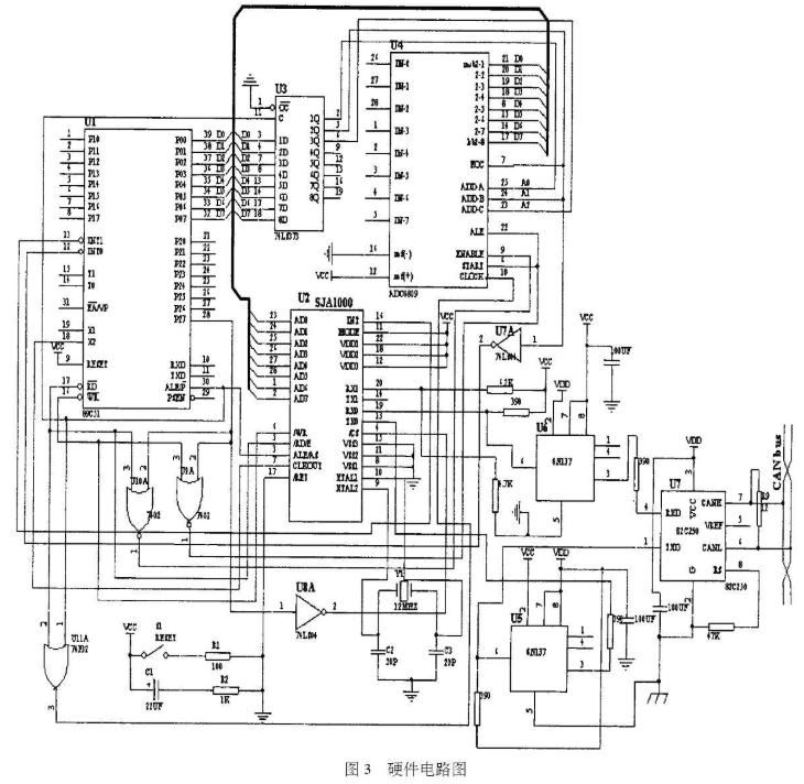 基于8051单片机和SJAl000芯片实现智能传感器网络的设计,第3张